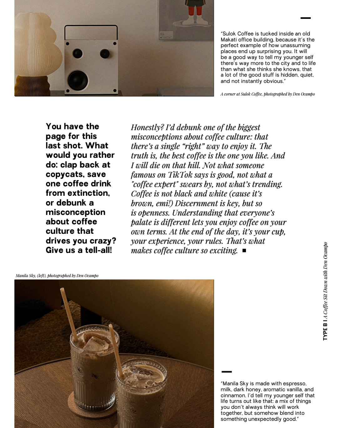 Special Stir: Coffee Issue type b special stir coffee 5
