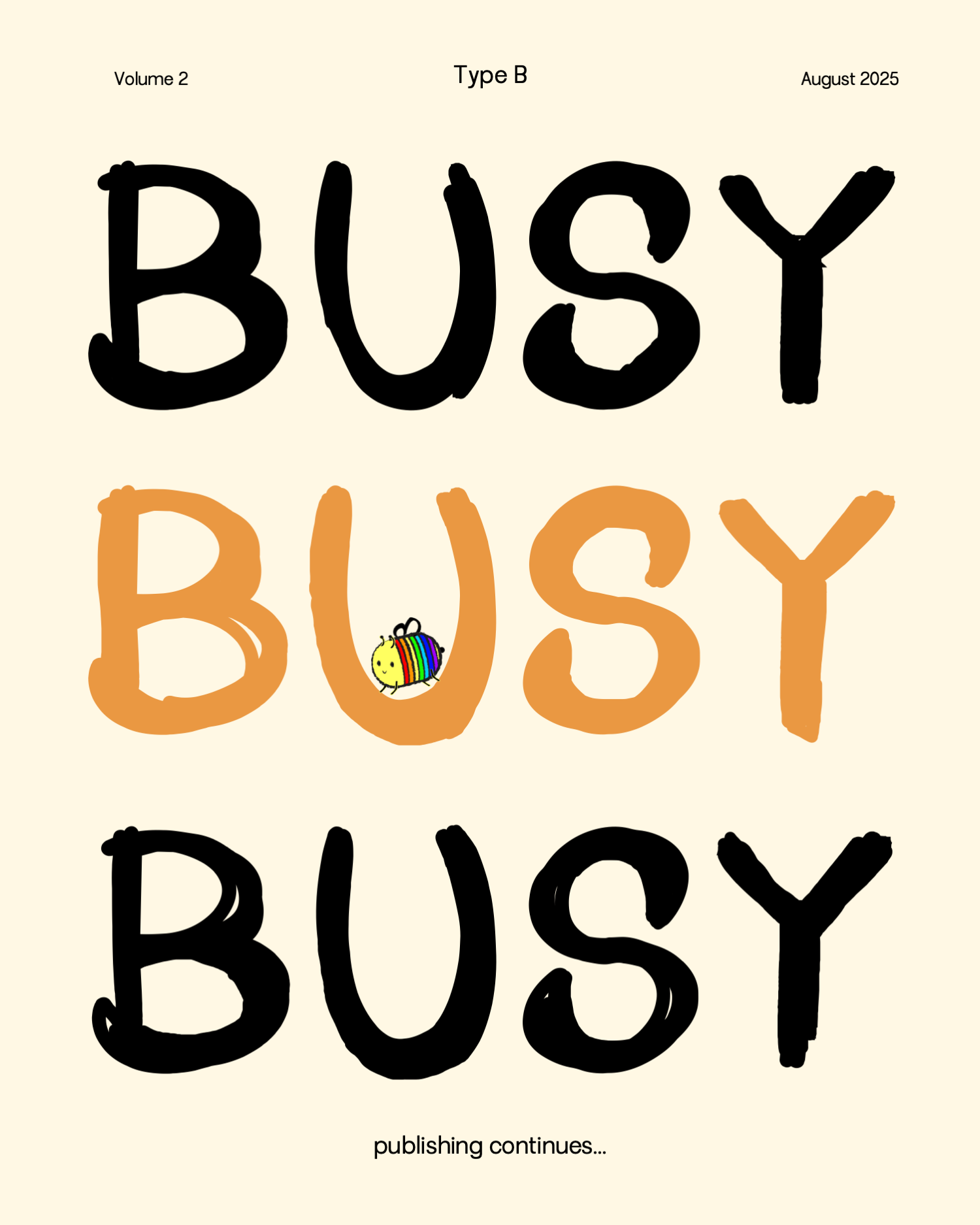 Busy type b vol 2 busy 1