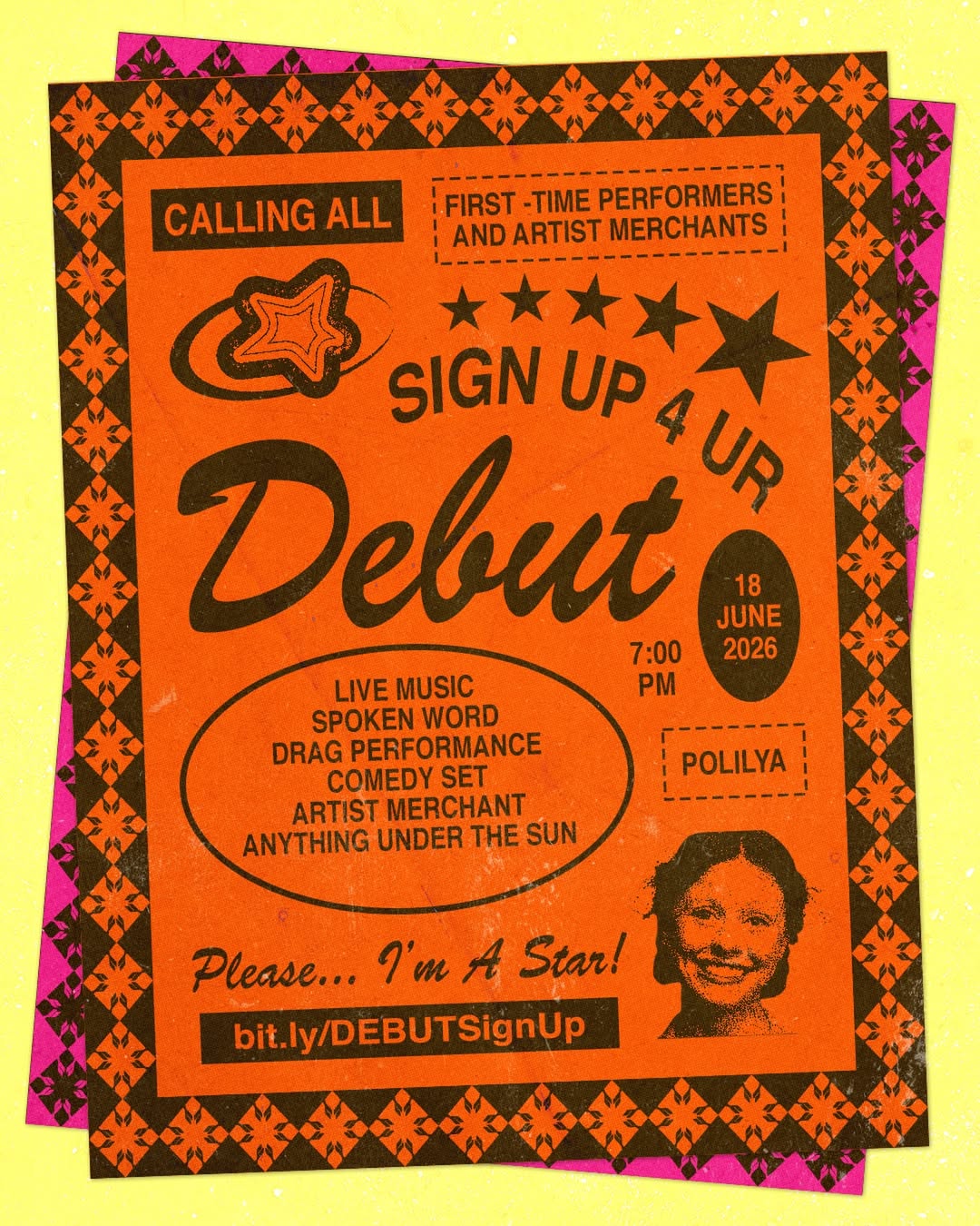 DEBUT are u a ✮star✮ if yes, we want you! ‧₊˚♪ 𝄞₊˚⊹debut is a first timers’ sapphic open stage and m