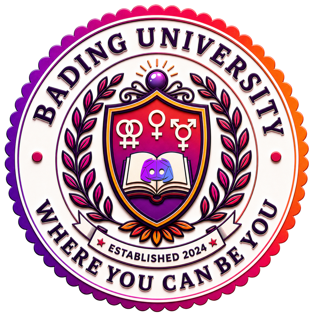 Bading University type b bading university logo